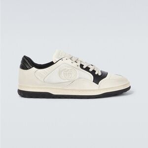 Gucci MAC80 Interlocking G Sneaker White Black Leather Low Top Men’s Size: 11